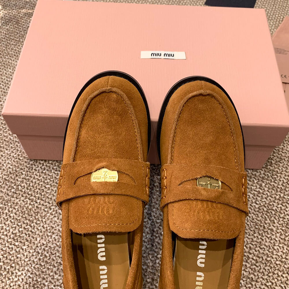 M1um1u WOMEN LOAFER