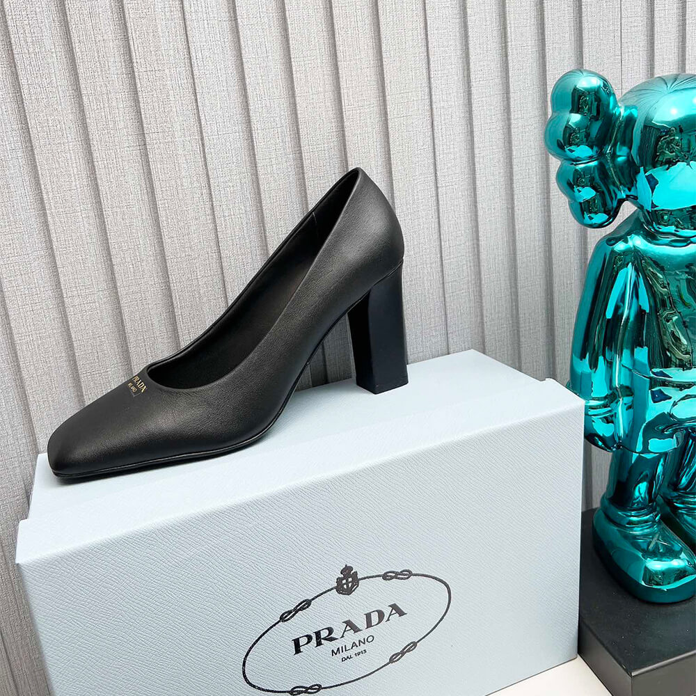 Pra*a Leather Pumps 85 mm