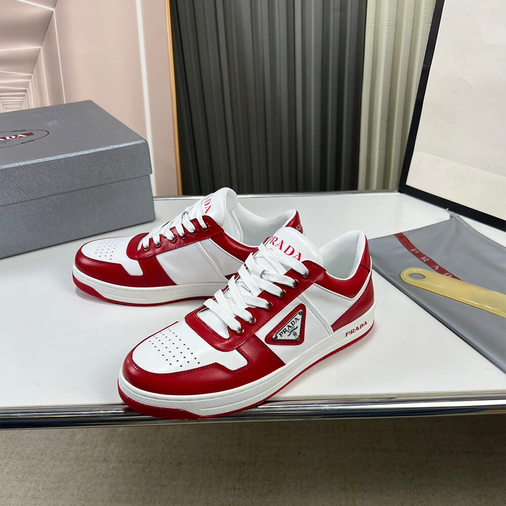 Pra*a Downtown nappa leather sneakers