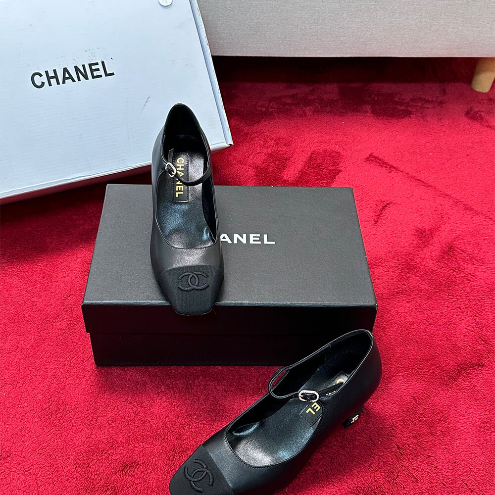 Ch**el Mary Janes Heel