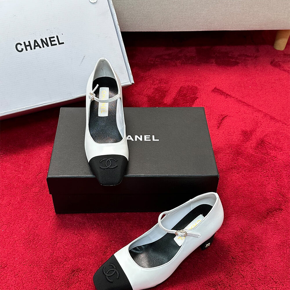 Ch**el Mary Janes Heel