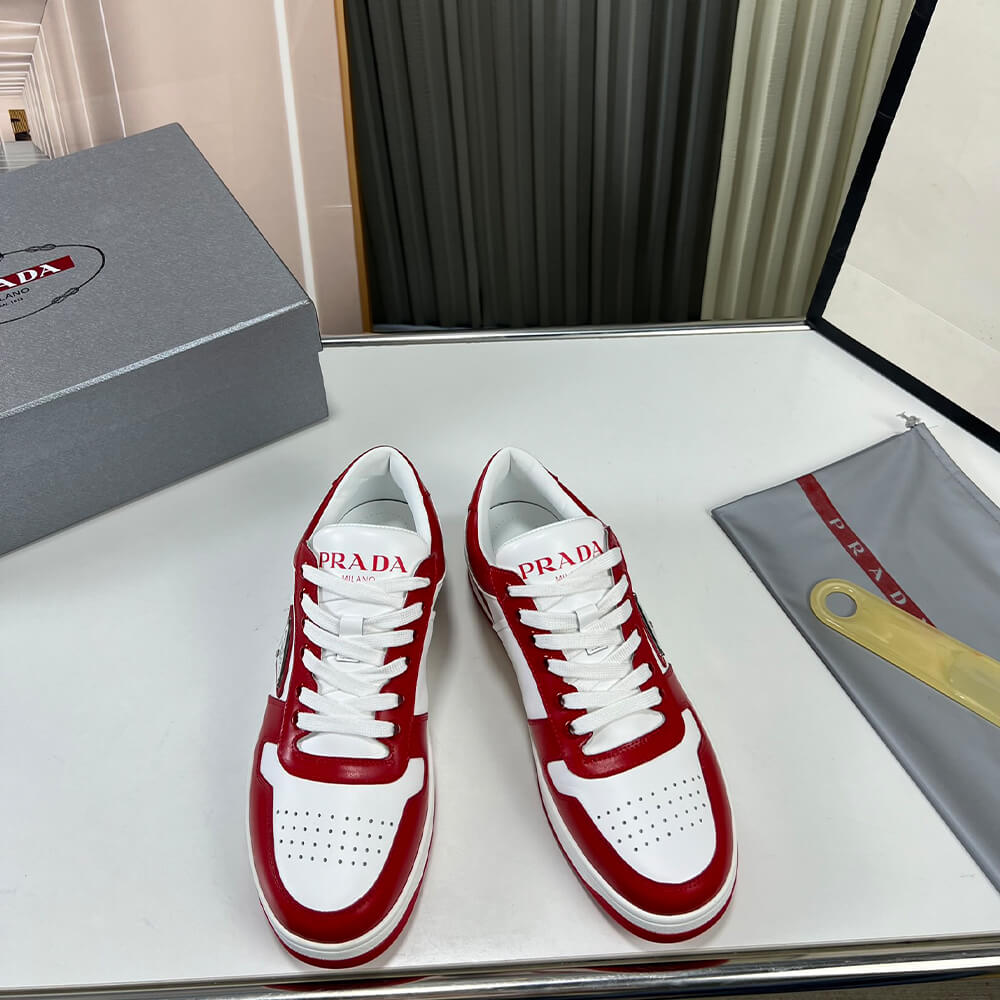 Pra*a Downtown nappa leather sneakers