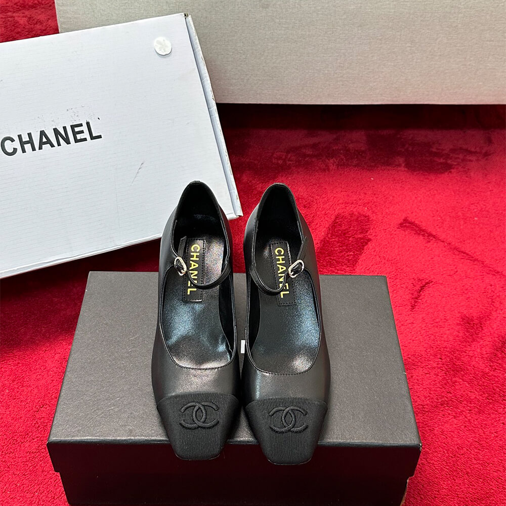 Ch**el Mary Janes Heel