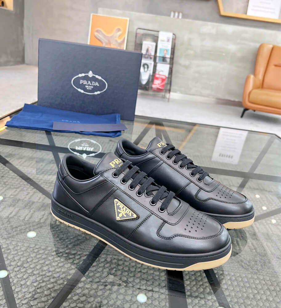 Pra*a Downtown nappa leather sneakers