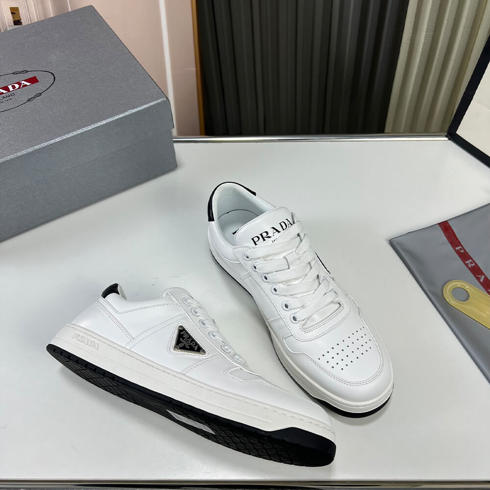 Pra*a Downtown nappa leather sneakers