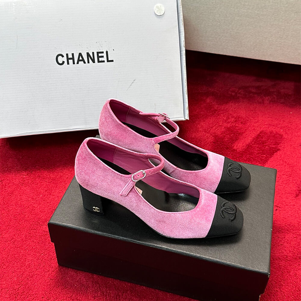 Ch**el Mary Janes Heel