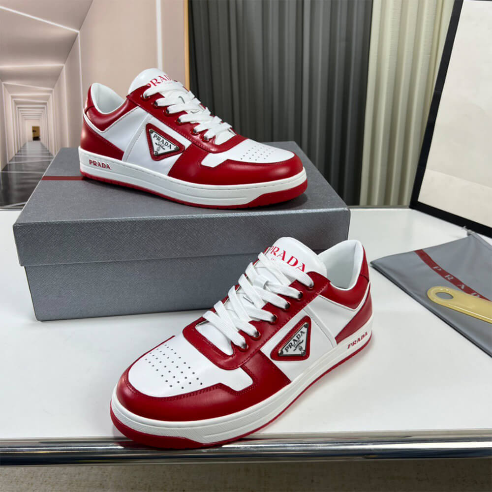 Pra*a Downtown nappa leather sneakers