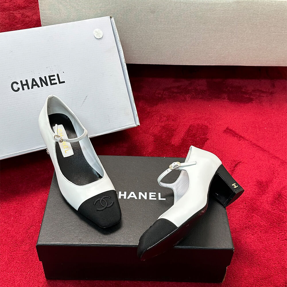 Ch**el Mary Janes Heel