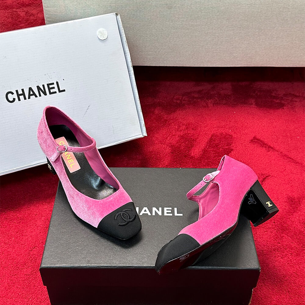 Ch**el Mary Janes Heel