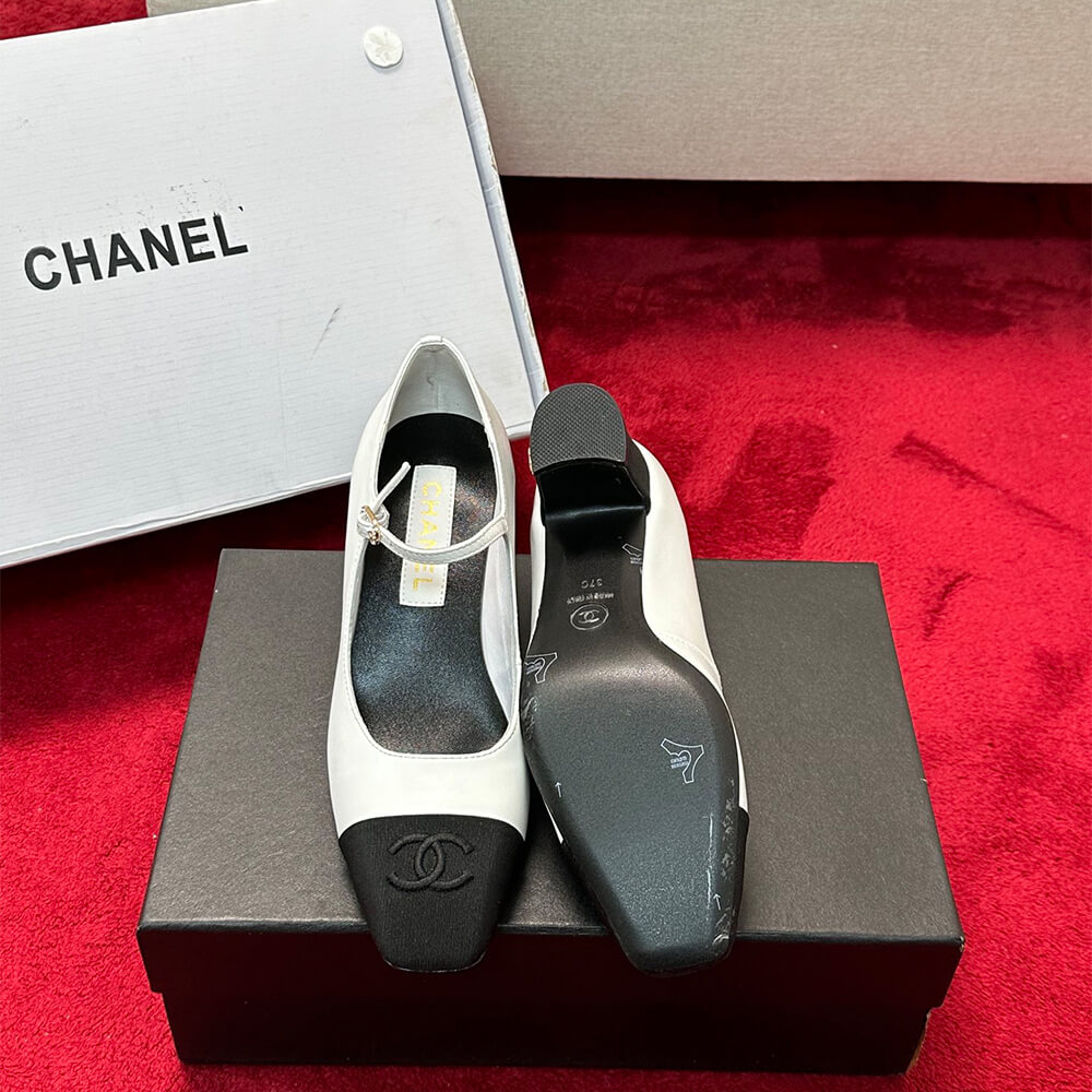 Ch**el Mary Janes Heel