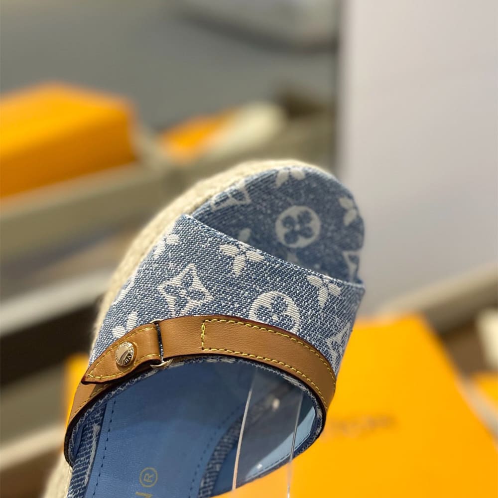 LV Helios Wedge Sandal