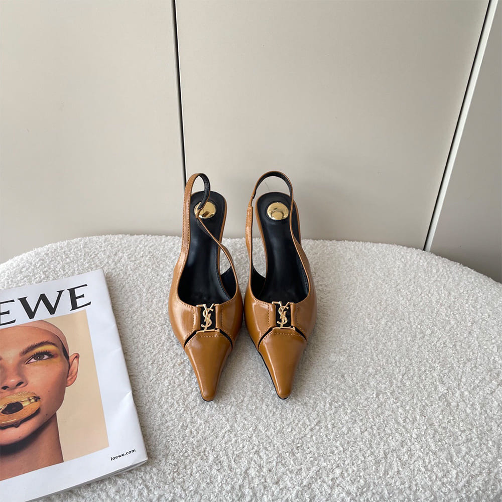 Y51 Babylone Breteuil Slingback Pumps in Patent Leather