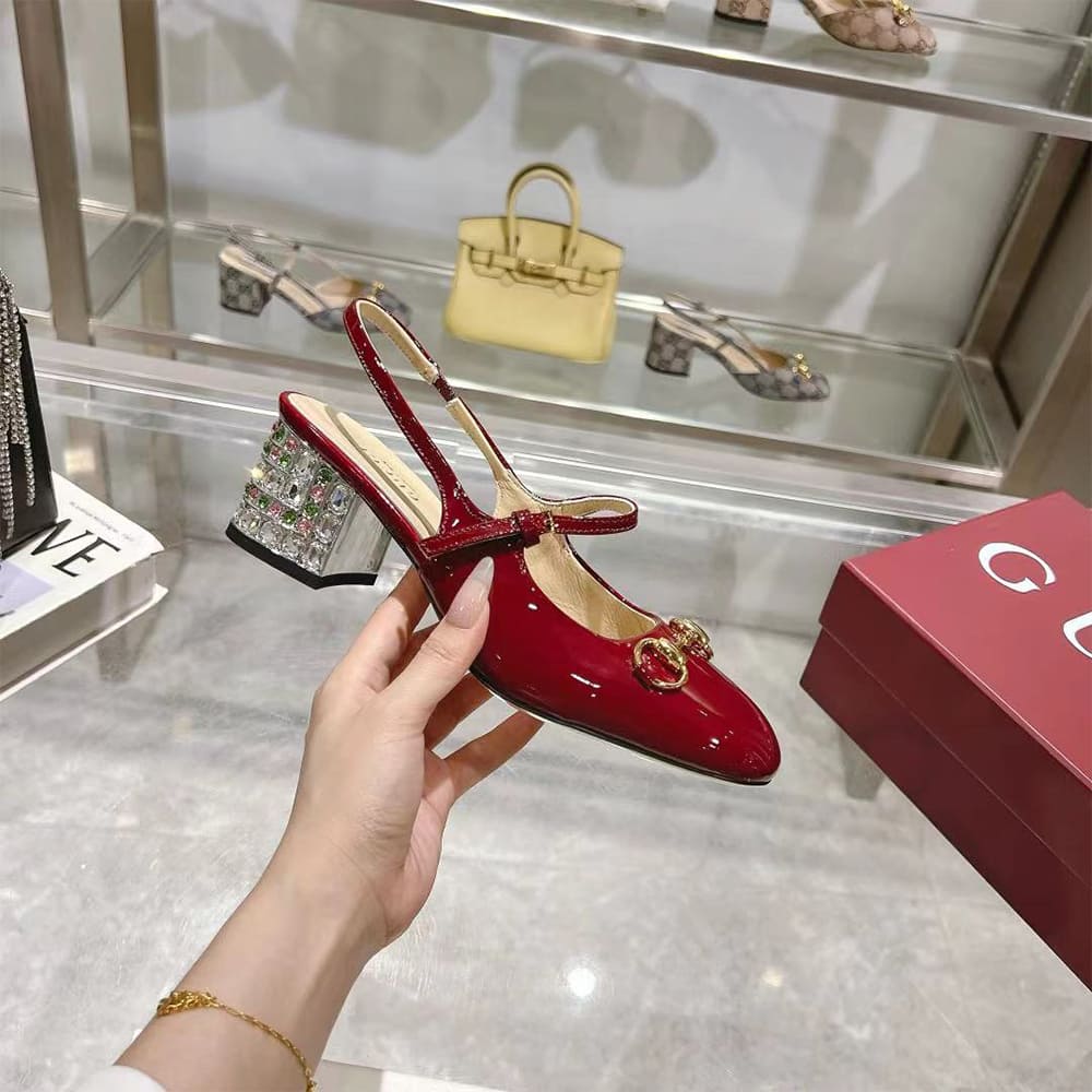 Gvc*1 Women’s Horsebit pump with Crystals