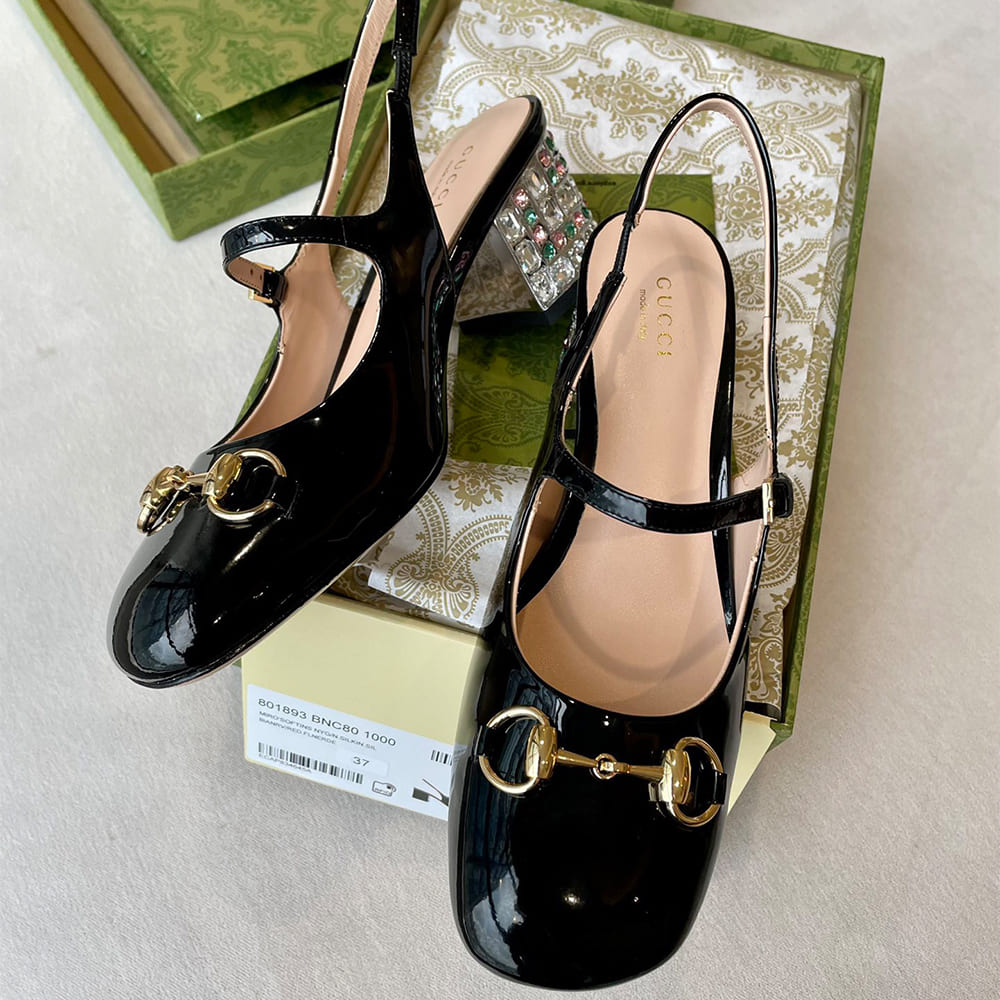Gvc*1 Women’s Horsebit pump with Crystals