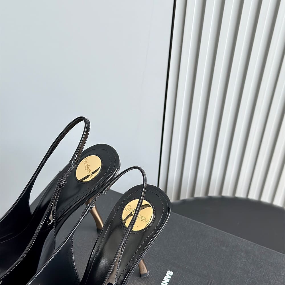 Y51 Loulou Slingback Pumps in Patent Leather