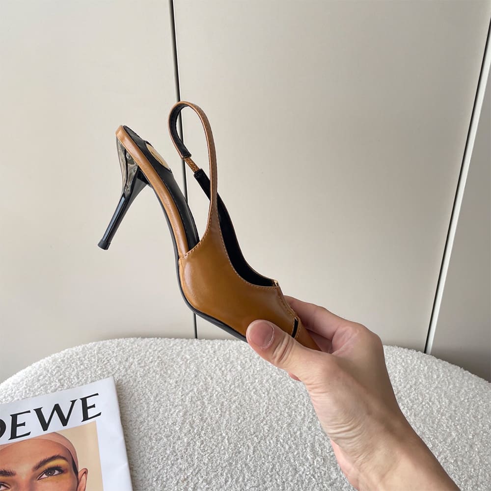 Y51 Babylone Breteuil Slingback Pumps in Patent Leather