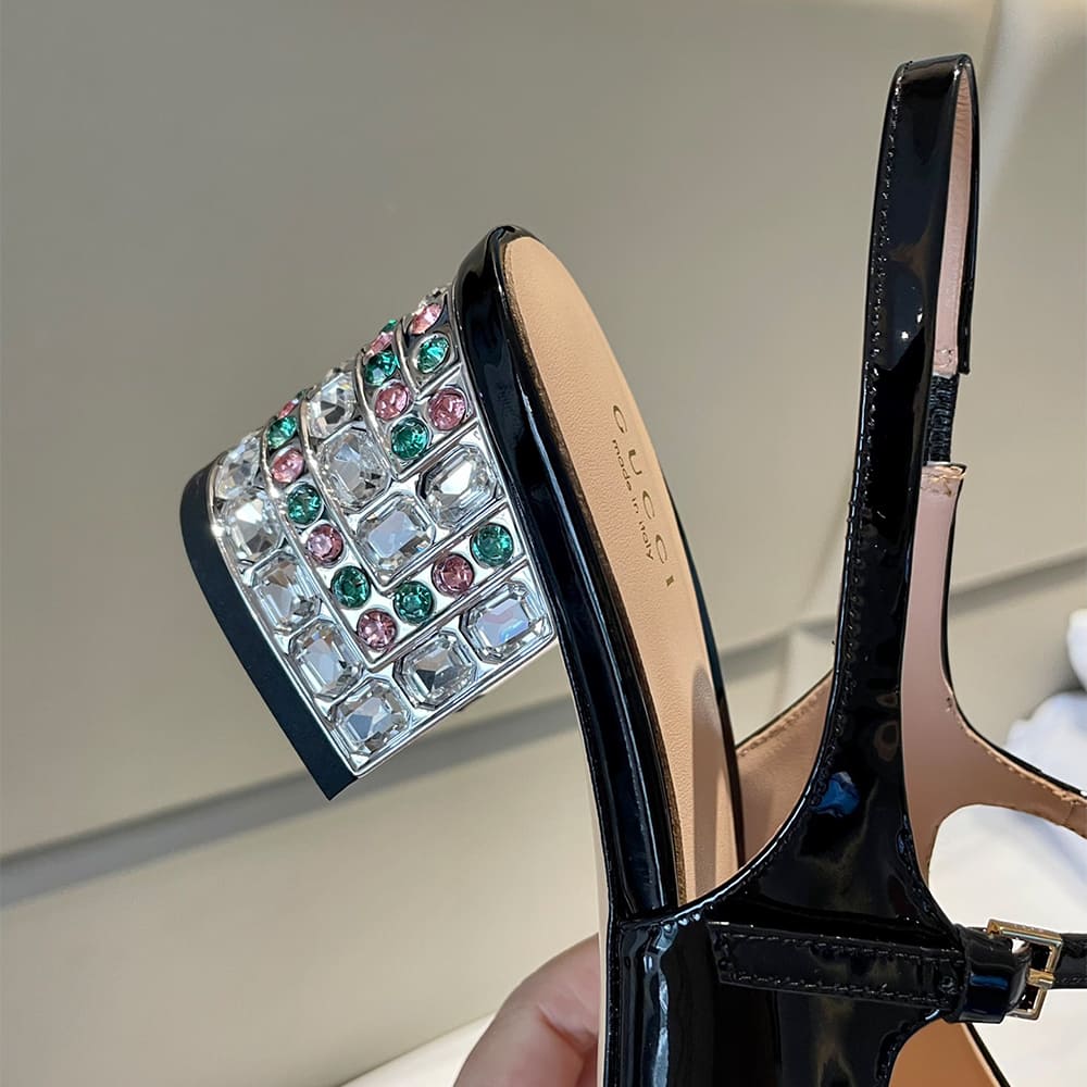 Gvc*1 Women’s Horsebit pump with Crystals
