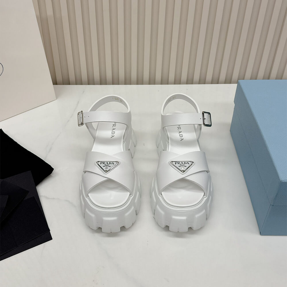 Pra*a Monolith rubber sandals