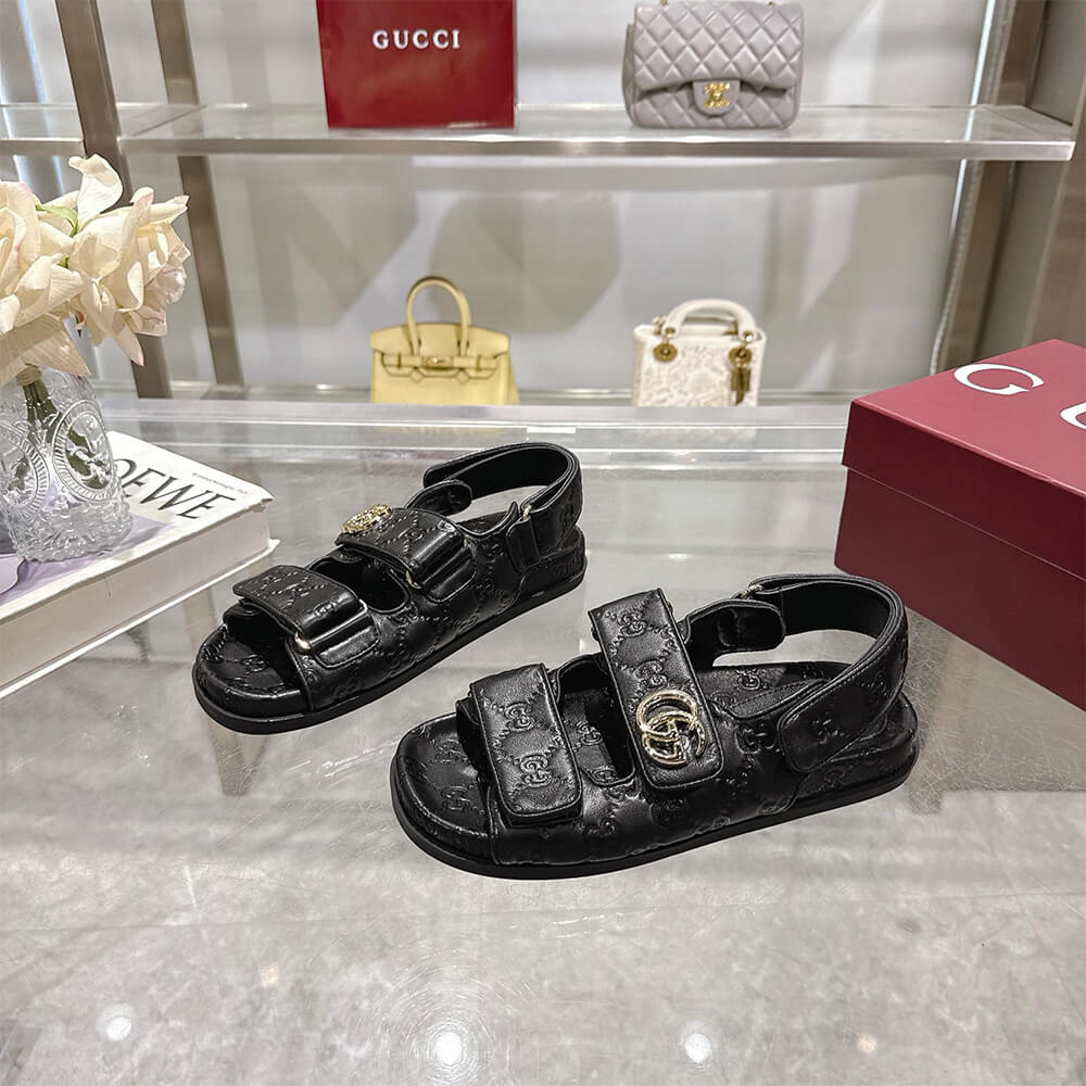 Gvc*1 Women’s sandal with Double G