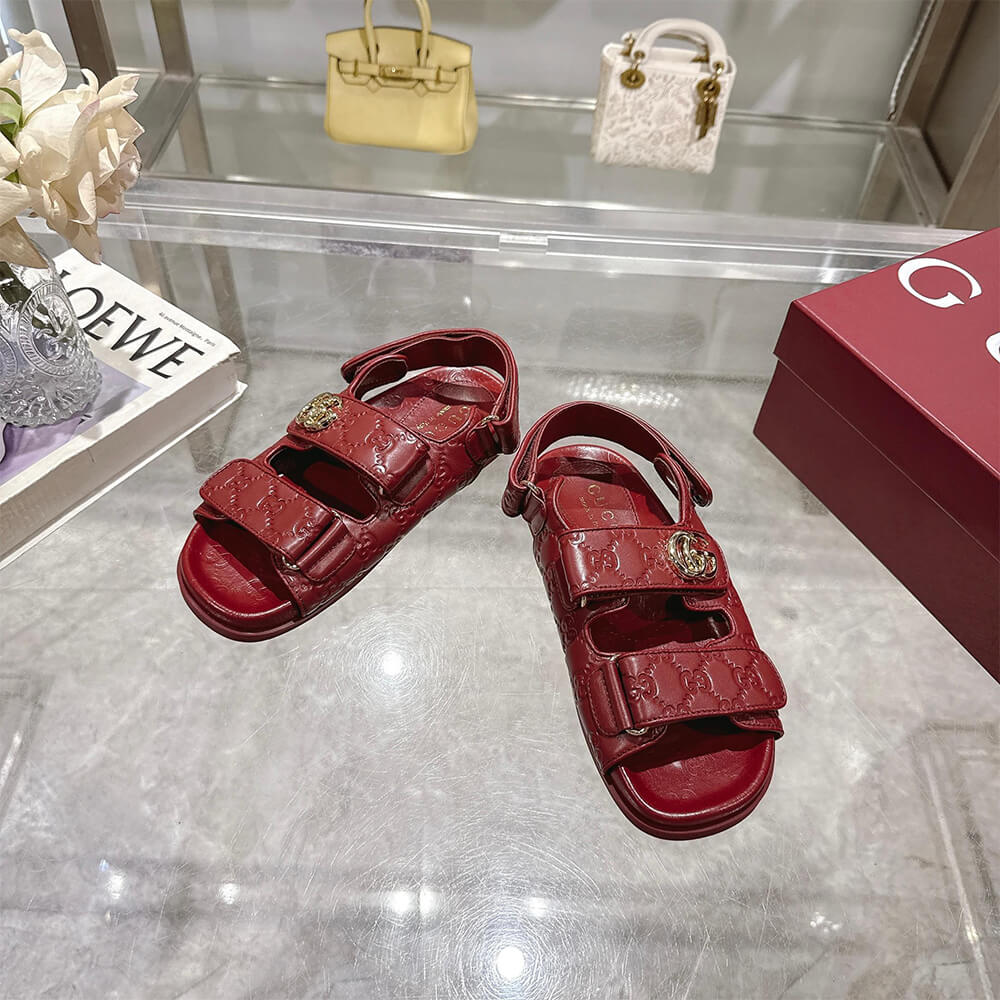 Gvc*1 Women’s sandal with Double G