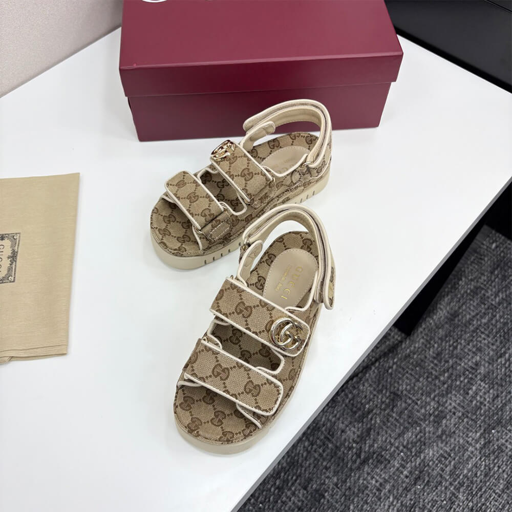 Gvc*1 Women’s sandal with Double G