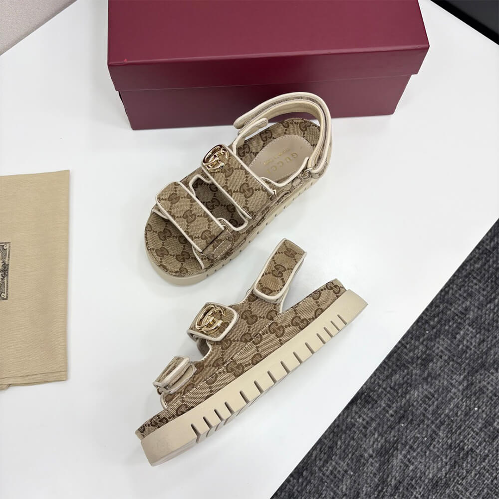 Gvc*1 Women’s sandal with Double G