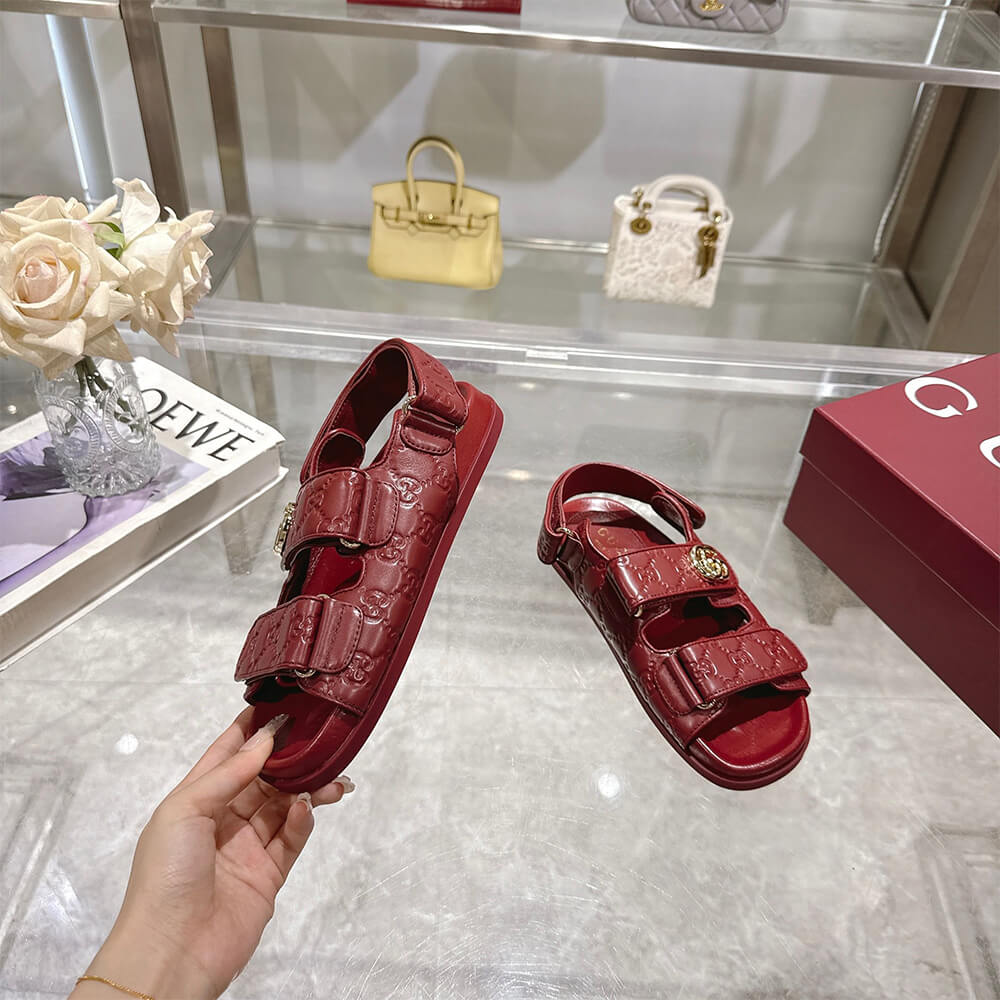 Gvc*1 Women’s sandal with Double G