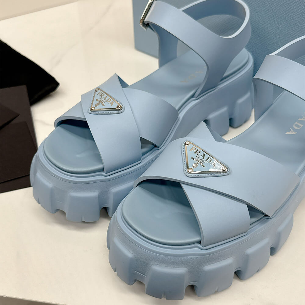 Pra*a Monolith rubber sandals