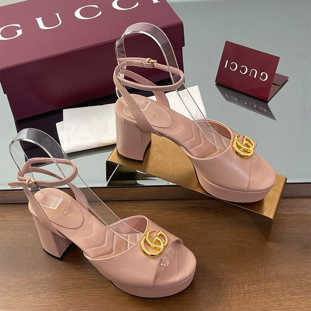 Gvc*1 Women’s platform sandal with Double G