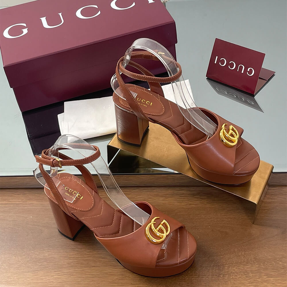 Gvc*1 Women’s platform sandal with Double G