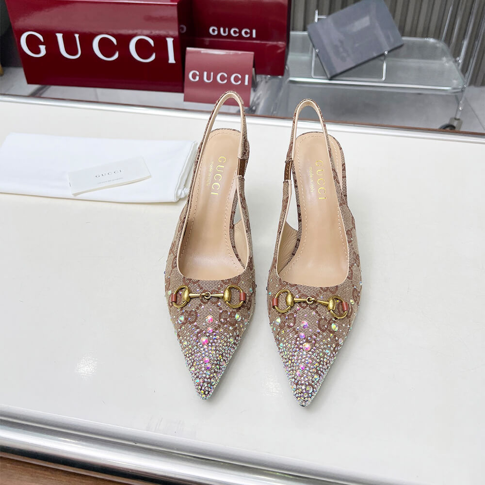 Gvc*1 Women’s slingback pump with crystal Horsebit