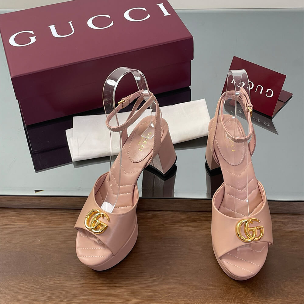 Gvc*1 Women’s platform sandal with Double G