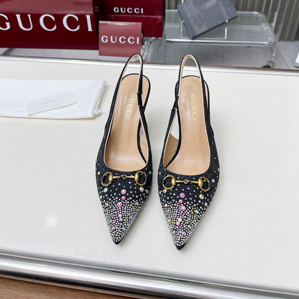 Gvc*1 Women’s slingback pump with crystal Horsebit