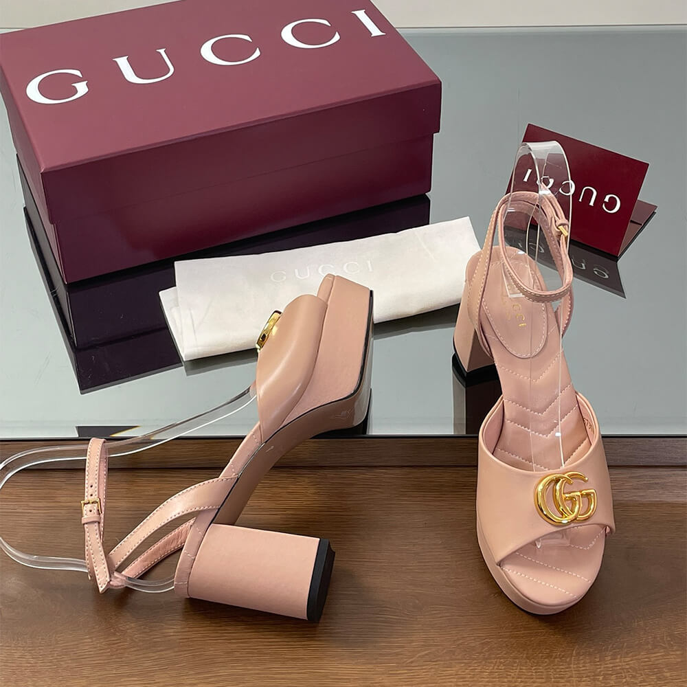 Gvc*1 Women’s platform sandal with Double G