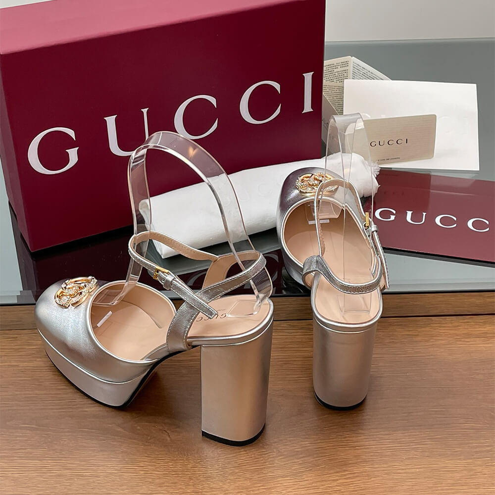 Gvc*1 Women’s platform pump with Double G