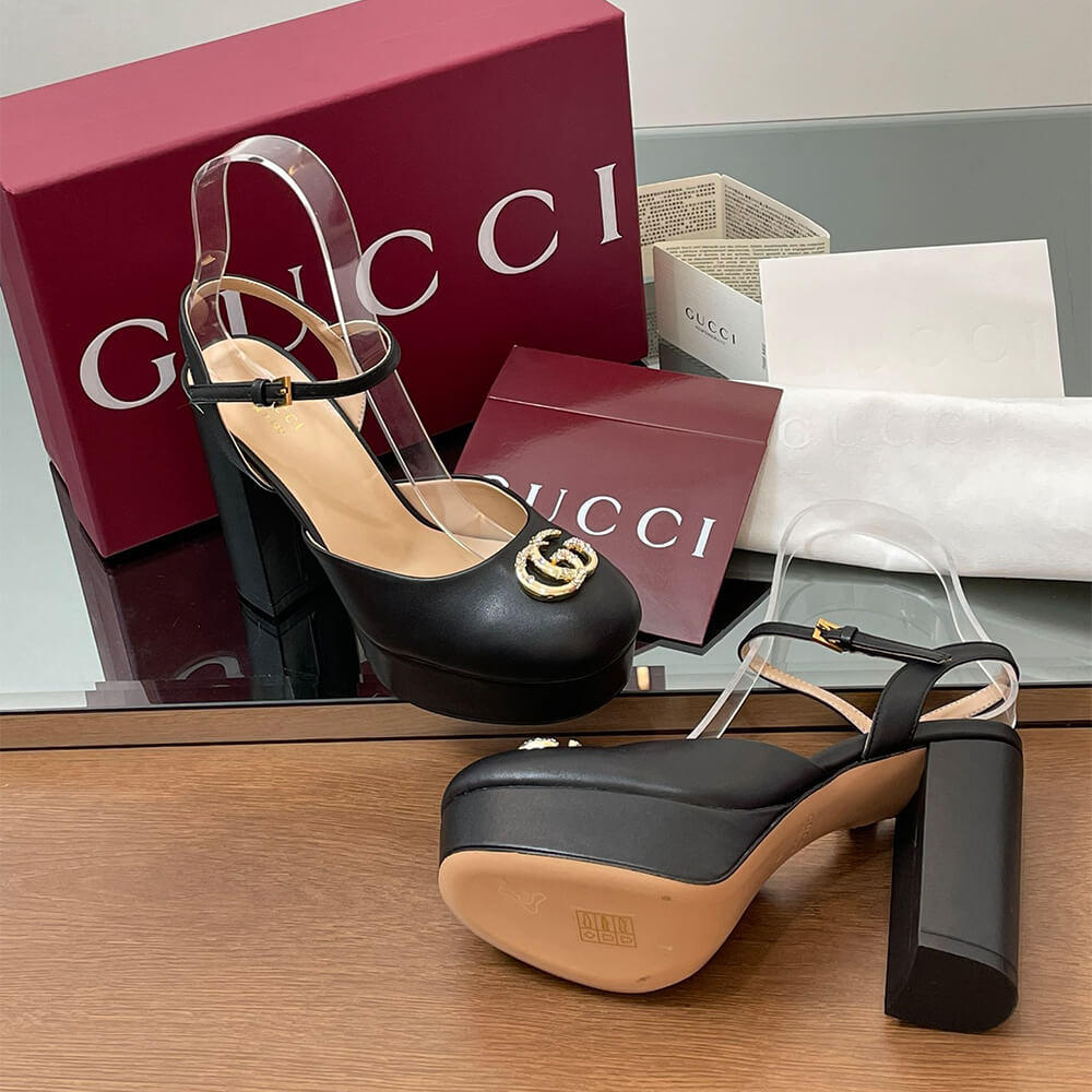Gvc*1 Women’s platform pump with Double G
