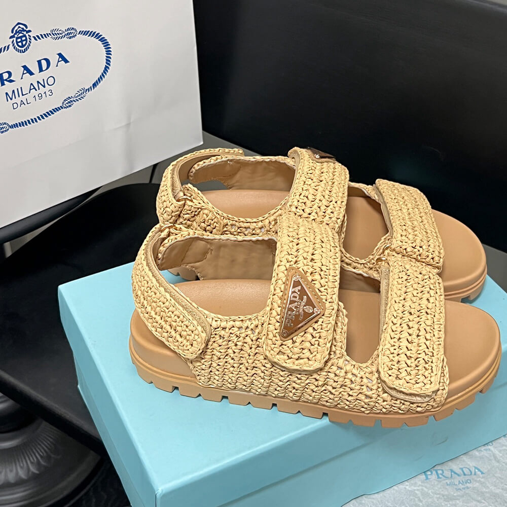 Pra*a Crochet sandals