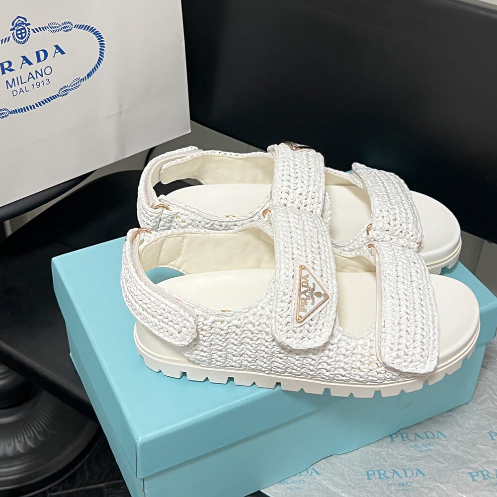 Pra*a Crochet sandals