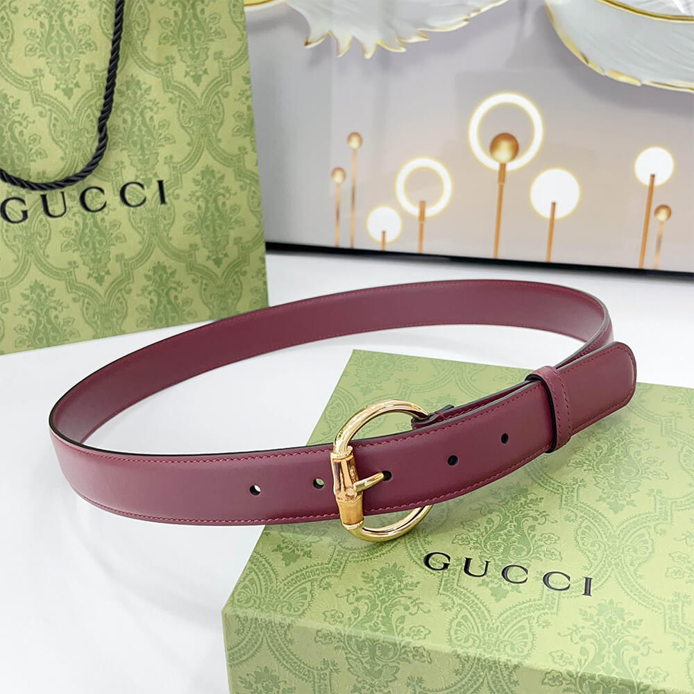 Gvc*1 belt with bamboo detail buckle