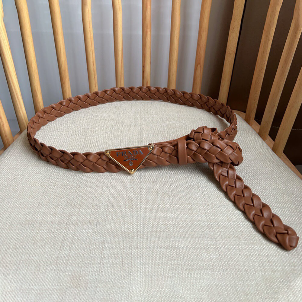Pra*a Nappa leather belt