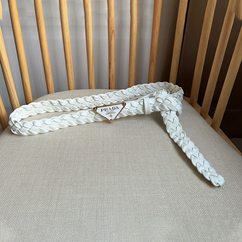 Pra*a Nappa leather belt