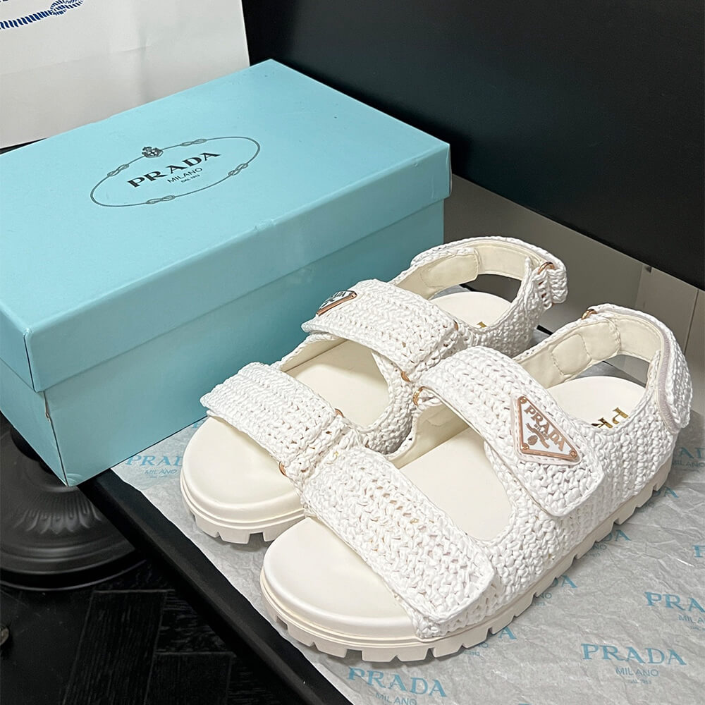 Pra*a Crochet sandals