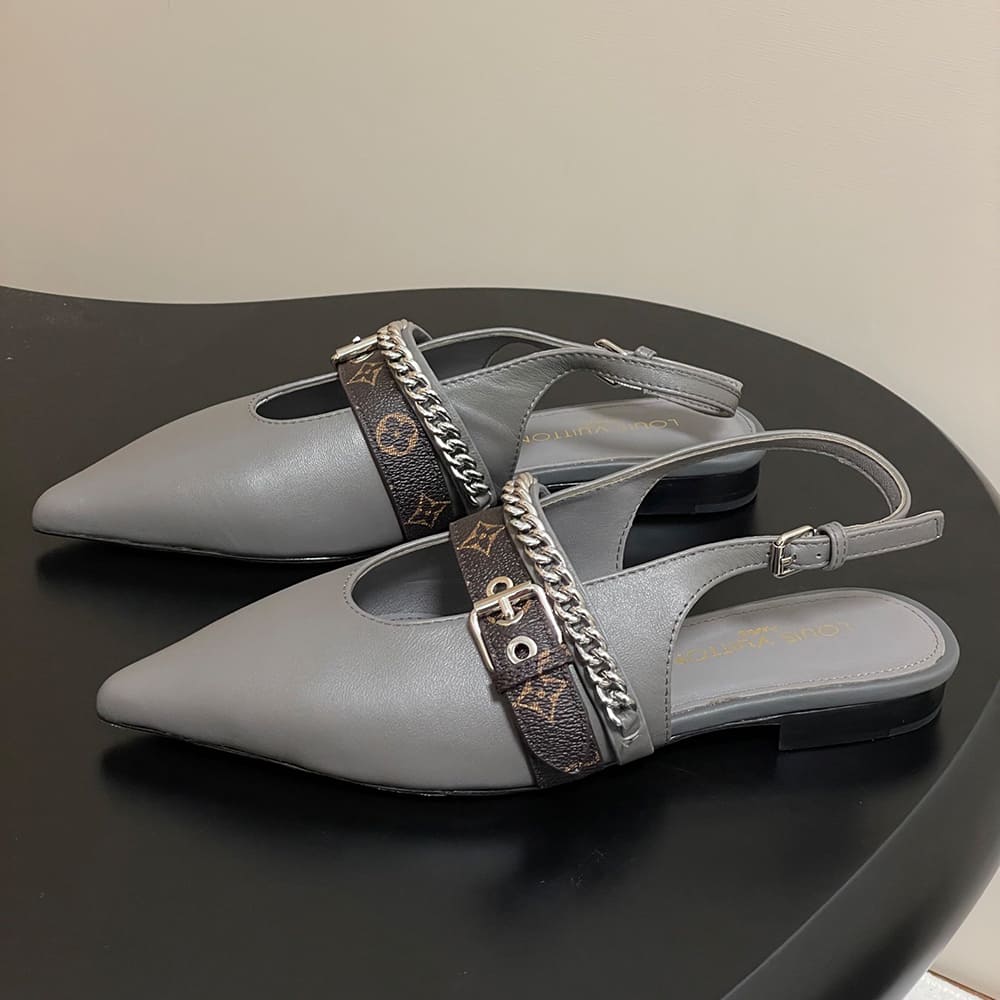 LV Vibe slingback ballet flats