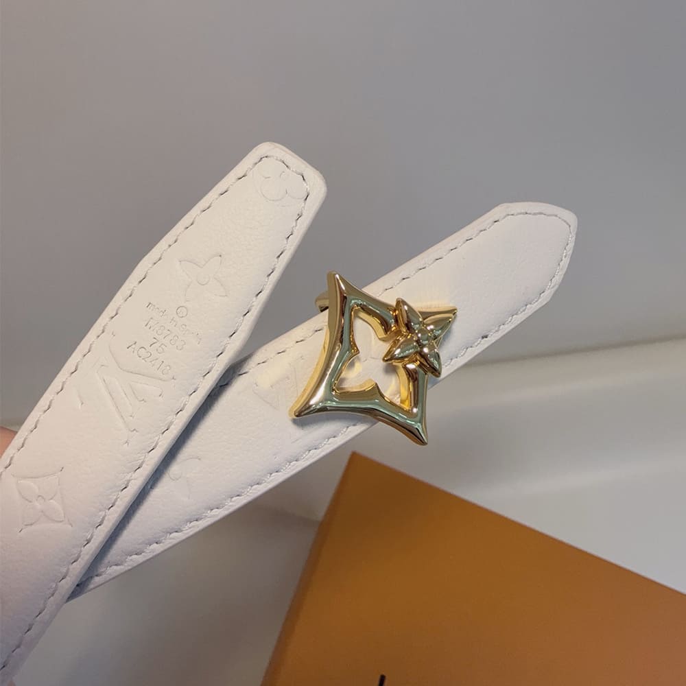 LV Flowergram 20mm reversible belt