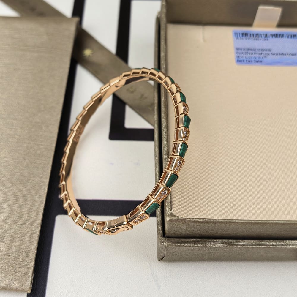 Bv1g*ai Serpenti Viper Bracelet