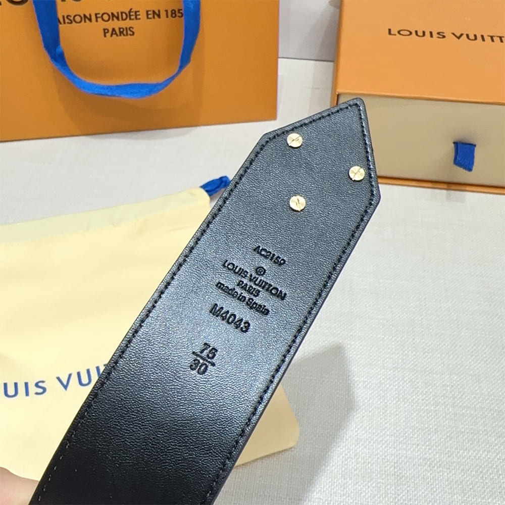 LV Tie The Knot 45mm leather belt