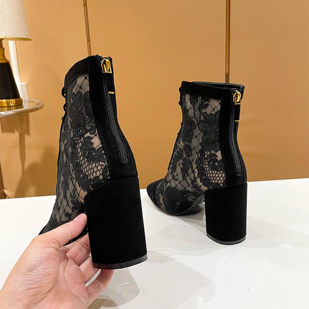 D10r Naughtily-D Heeled Ankle Boot