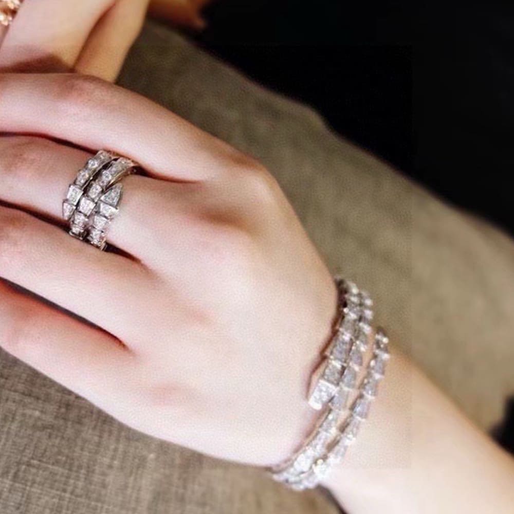 Bv1g*ai Serpenti Viper Bracelet