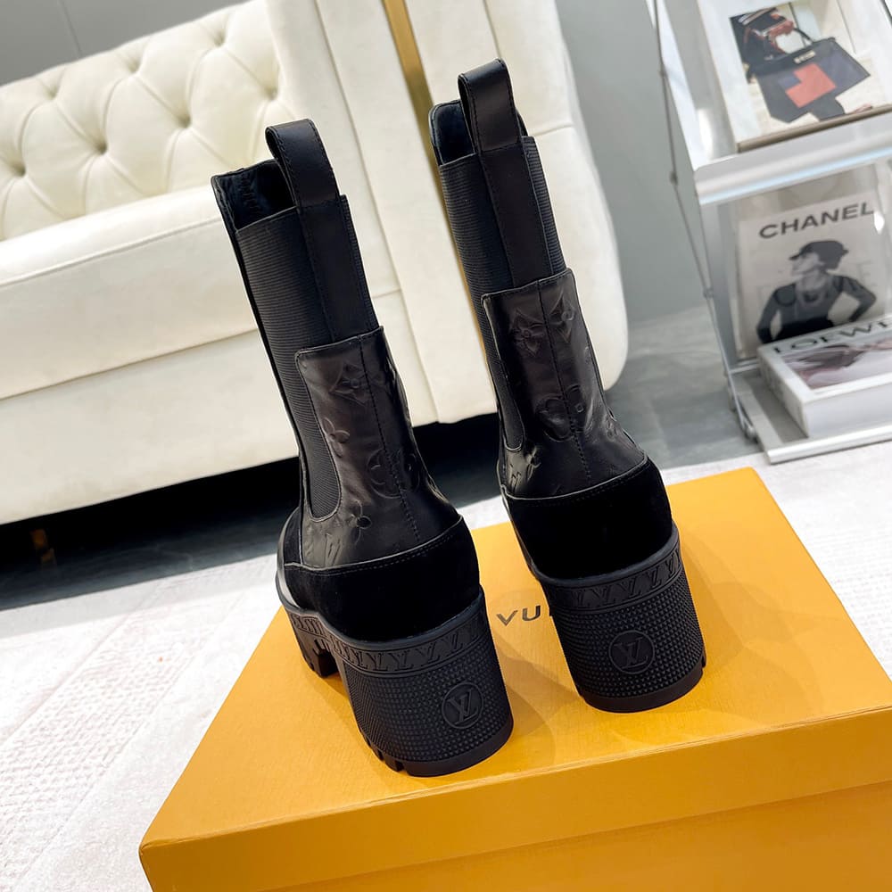 LV Laureate Platform Chelsea Boot