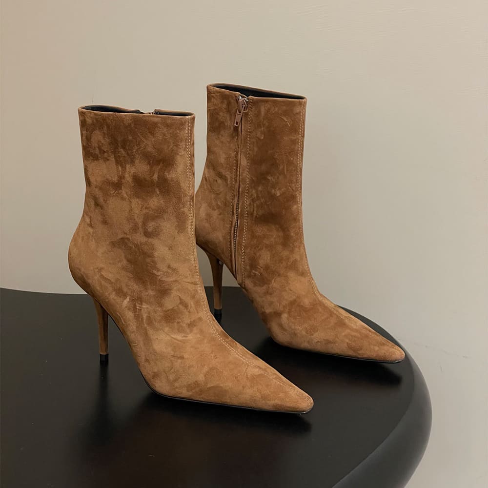 Y51 ASHLEY booties in smooth leather